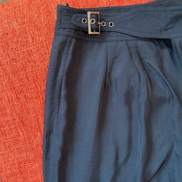 Tom Ford Made in Italy Black Cropped Trousers Pants Adjustable Belts - Picture 6 of 15